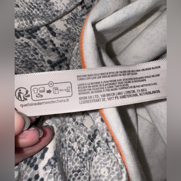 Daily Practice Snakeskin Ruched Dress | Size S | Anthropologie - Picture 10 of 12